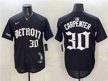 Kerry Carpenter Detroit Tigers black Vapor jersey