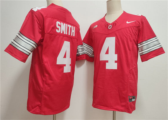 Jeremiah Smith Ohio State Buckeyes red Limited jersey