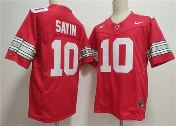 Julian Sayin Ohio State Buckeyes red Limited jersey