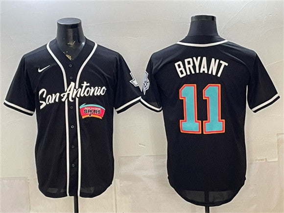 Carter Bryant San Antonio Spurs black jersey