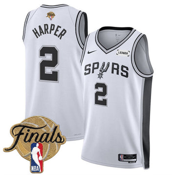 Dylan Harper San Antonio Spurs white jersey