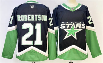 Jason Robertson Dallas Stars black Alternate jersey