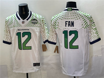Fan Seattle Seahawks white Vapor jersey