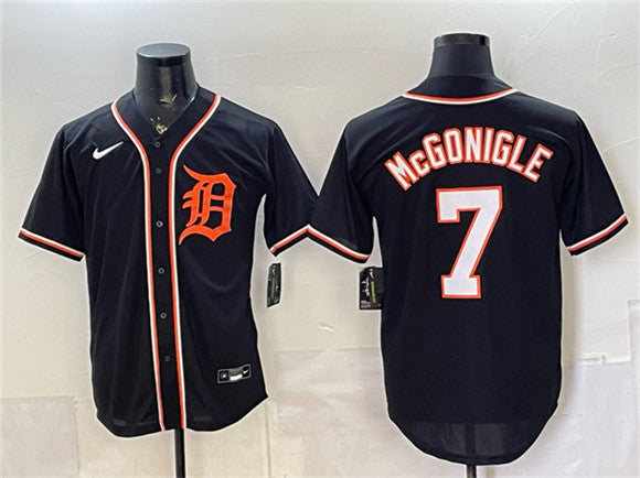 Kevin McGonigle Detroit Tigers black Fashion jersey