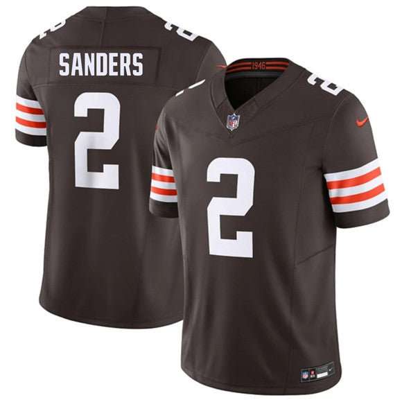 Shedeur Sanders Cleveland Browns brown Vapor jersey
