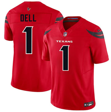 Tank Dell Houston Texans red Vapor jersey