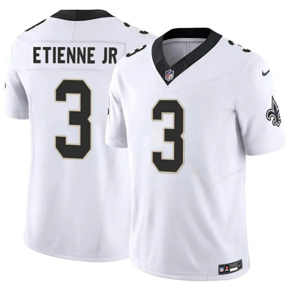 Travis Etienne Jr New Orleans Saints white Vapor jersey