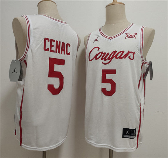 Chris Cenac Jr Arkansas Razorbacks white jersey