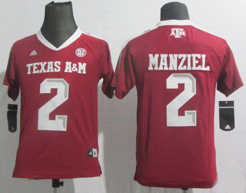 Johnny Manziel Texas A&M Aggies red jersey