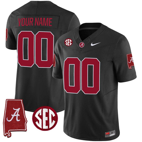 Alabama Crimson Tide black jersey