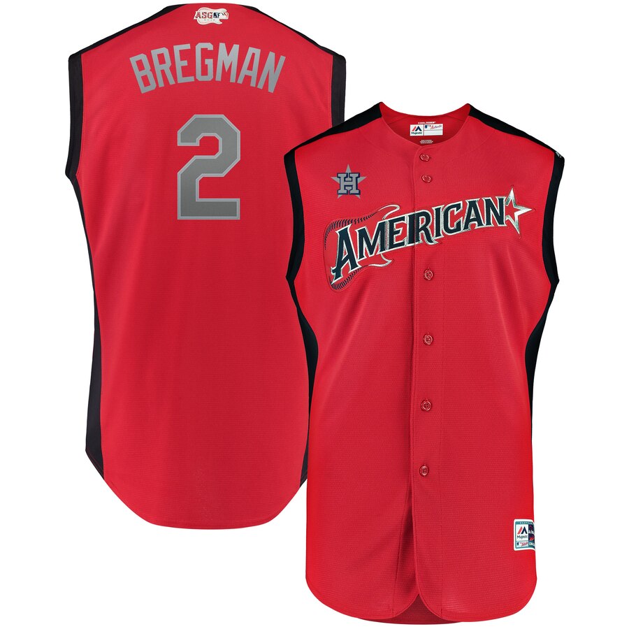 Alex Bregman American League All-Star red All-Star jersey