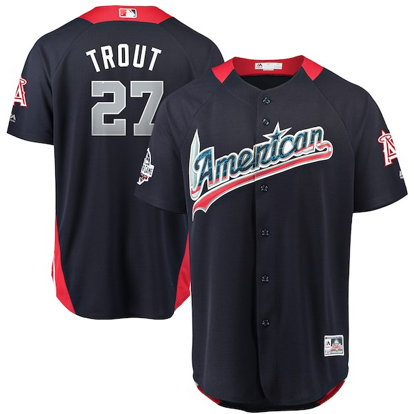 Mike Trout American League All-Star navy All-Star jersey