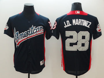 JD Martinez American League All-Star navy All-Star jersey