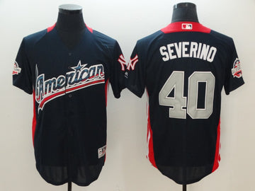 Luis Severino American League All-Star navy All-Star jersey