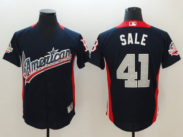 Chris Sale American League All-Star navy All-Star jersey