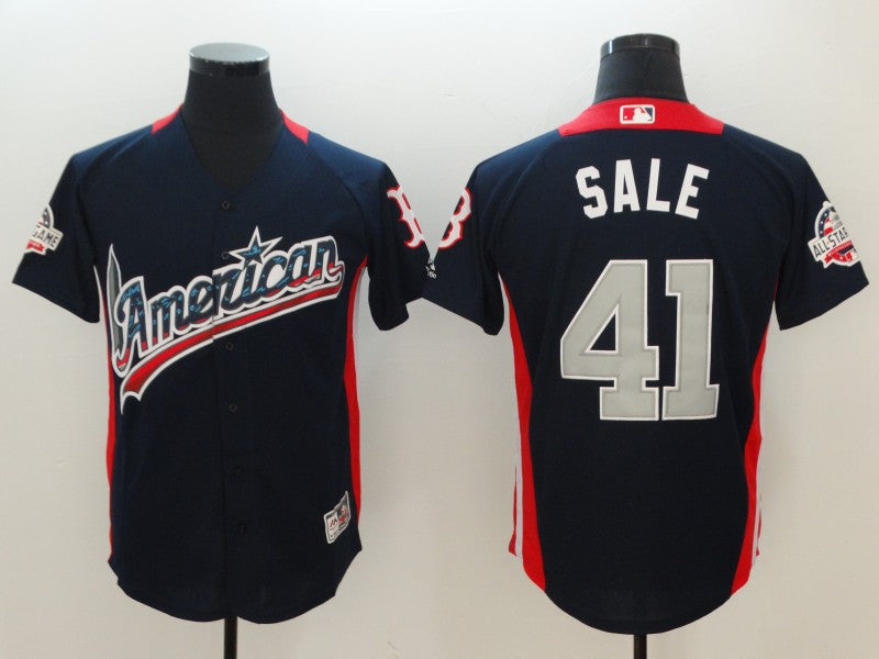 Chris Sale American League All-Star navy All-Star jersey