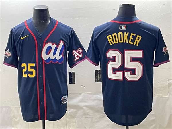 Brent Rooker American League All-Star navy All-Star jersey