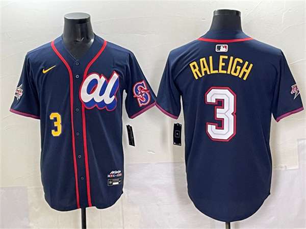 Cal Raleigh American League All-Star navy All-Star jersey