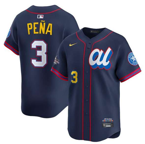 Jeremy Pena American League All-Star navy All-Star jersey