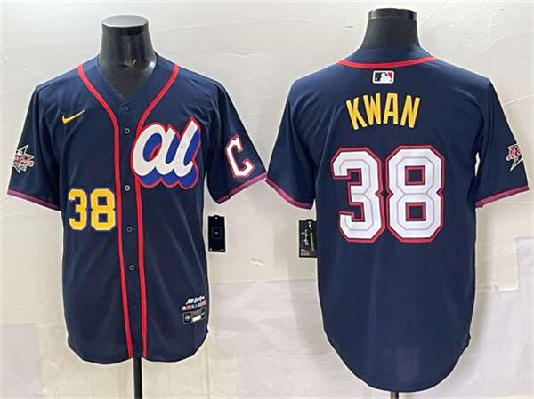 Steven Kwan American League All-Star navy All-Star jersey