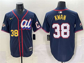 Steven Kwan American League All-Star navy All-Star jersey