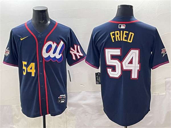 Max Fried American League All-Star navy All-Star jersey