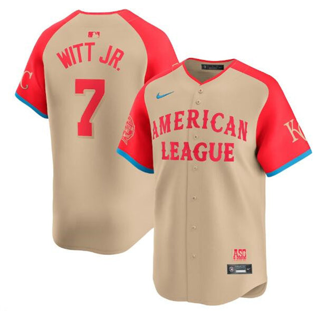 Bobby Witt Jr American League All-Star cream All-Star jersey