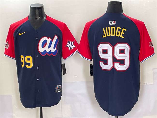 Aaron Judge American League All-Star navy-red All-Star jersey