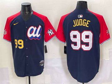 Aaron Judge American League All-Star navy-red All-Star jersey
