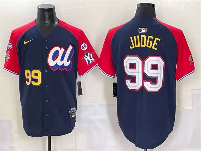 Aaron Judge American League All-Star navy-red All-Star jersey