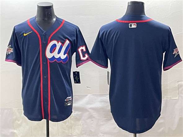 Cleveland Guardians Blank American League All-Star navy All-Star jersey