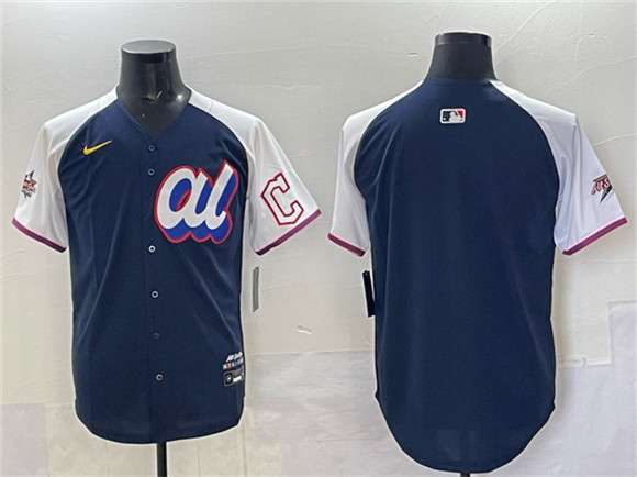 Cleveland Guardians Blank American League All-Star navy All-Star jersey