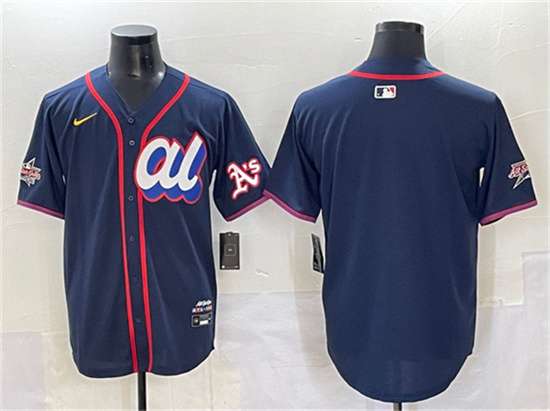 Oakland Athletics Blank American League All-Star navy All-Star jersey