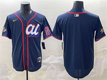 Seattle Mariners Blank American League All-Star navy All-Star jersey