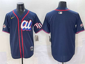 Tampa Bay Rays Blank American League All-Star navy All-Star jersey