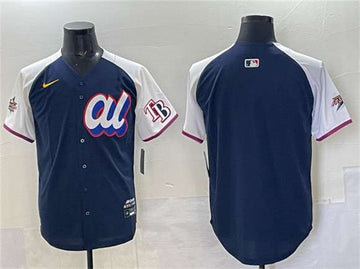 Tampa Bay Rays Blank American League All-Star navy All-Star jersey