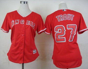 Mike Trout Los Angeles Angels red Alternate jersey