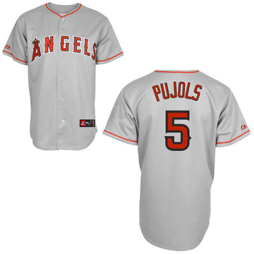 Albert Pujols Los Angeles Angels grey jersey