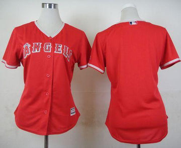 Custom Los Angeles Angels red Alternate jersey