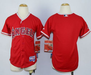 Custom Los Angeles Angels red jersey