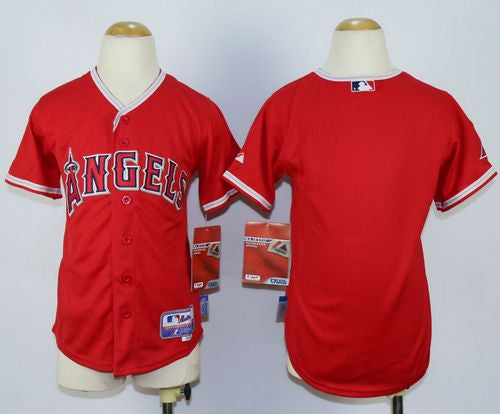 Custom Los Angeles Angels red jersey