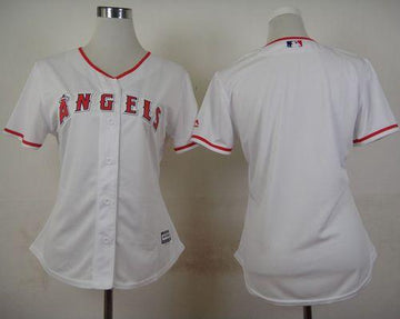Custom Los Angeles Angels white Home jersey