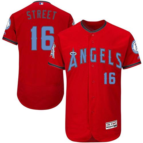 Los Angeles Angels red Authentic jersey