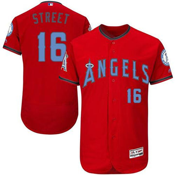 Los Angeles Angels red Authentic jersey