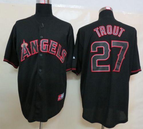 Los Angeles Angels black Fashion jersey