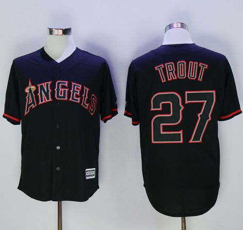 Los Angeles Angels black Fashion jersey