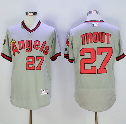 Los Angeles Angels grey Authentic jersey