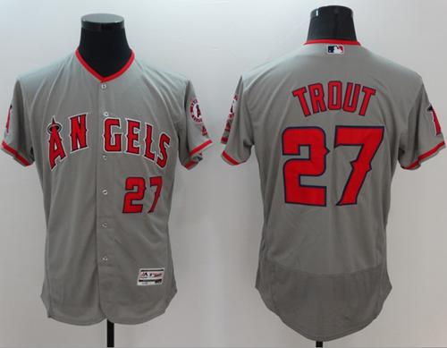 Los Angeles Angels grey Authentic jersey