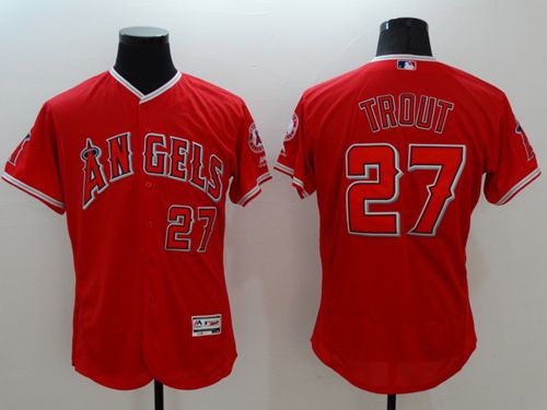 Los Angeles Angels red Authentic jersey