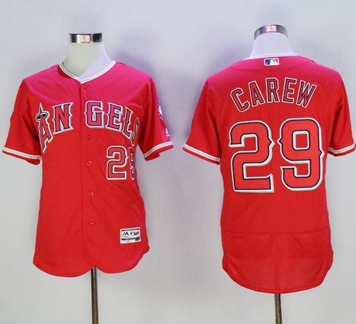 Los Angeles Angels red Authentic jersey
